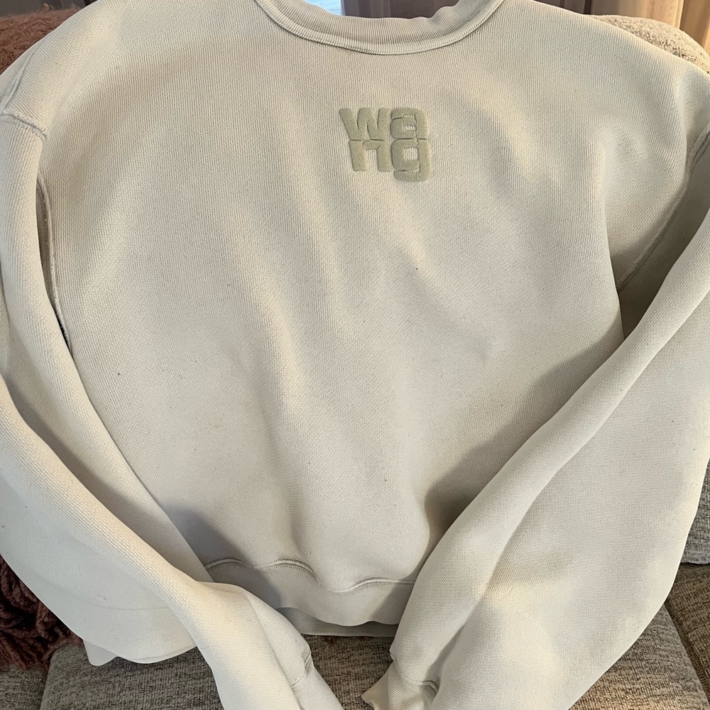 Alexander Wang Washed Cream Sweat Set